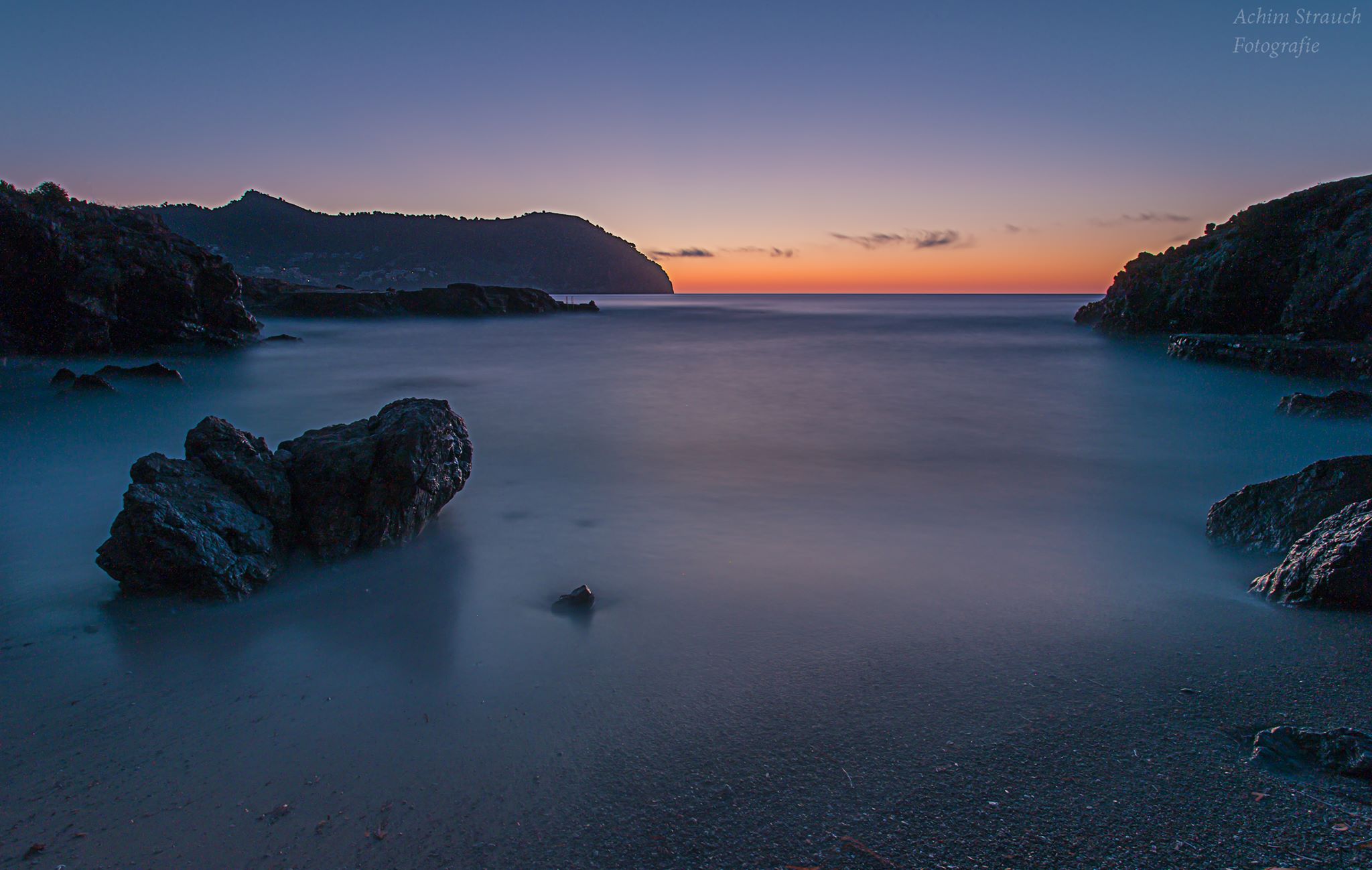 Sonnenaufgang gestern an der Cala Rotja, gesendet von Achim Strauch