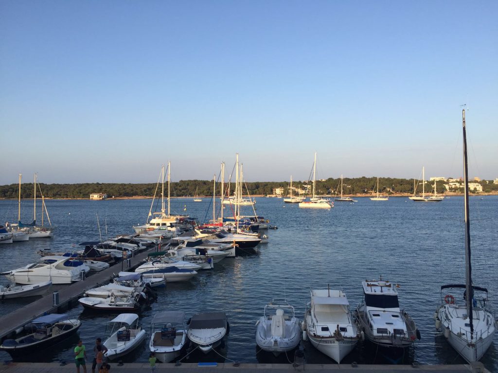 Portocolom gestern Abend, gesendet von Andrea Wiesmayr