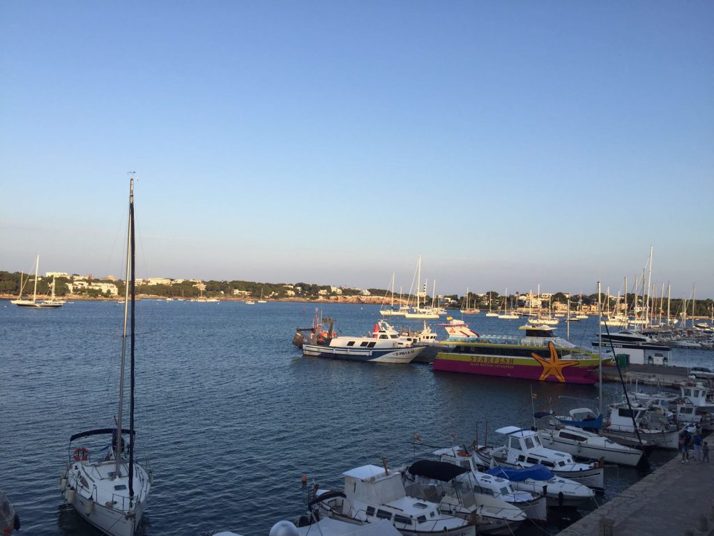 Portocolom gestern Abend, gesendet von Andrea Wiesmayr