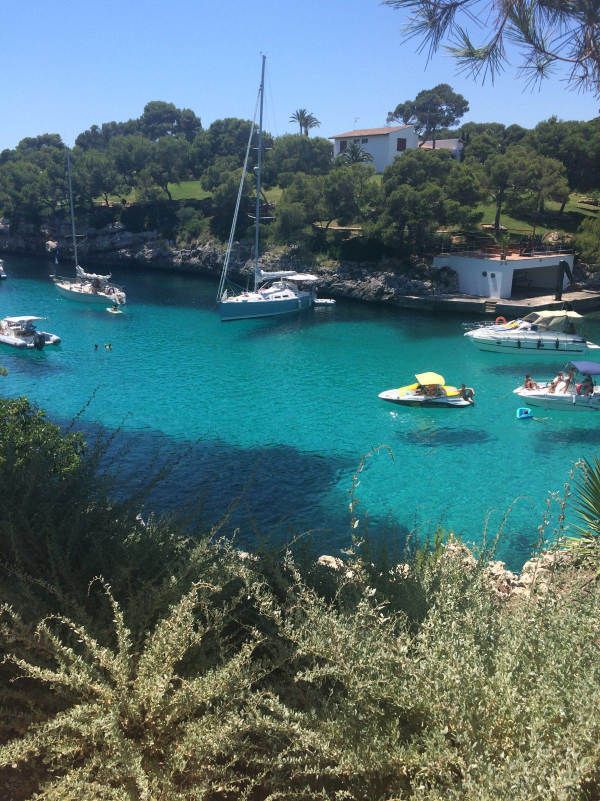 Cala Mitjana, gesendet von Nadine und Matthias