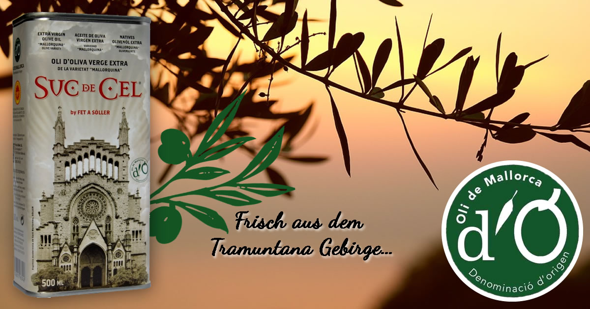 Suc de Cel, Olivenöl virgen extra D.O., Mallorquina, 500ml