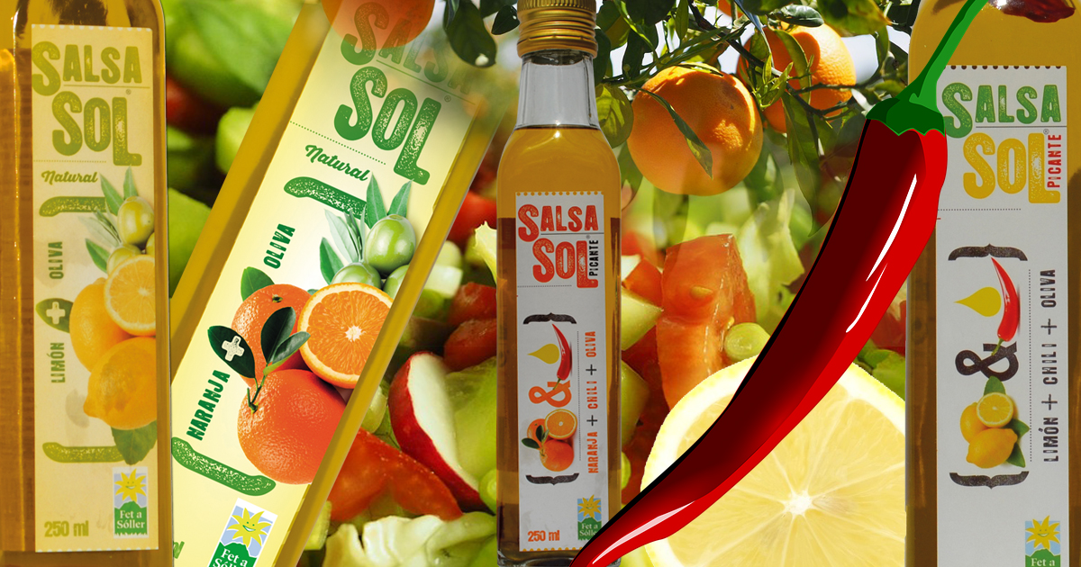 Salsa Sol - Olivenöl virgen mit Essenzen von Zitrus